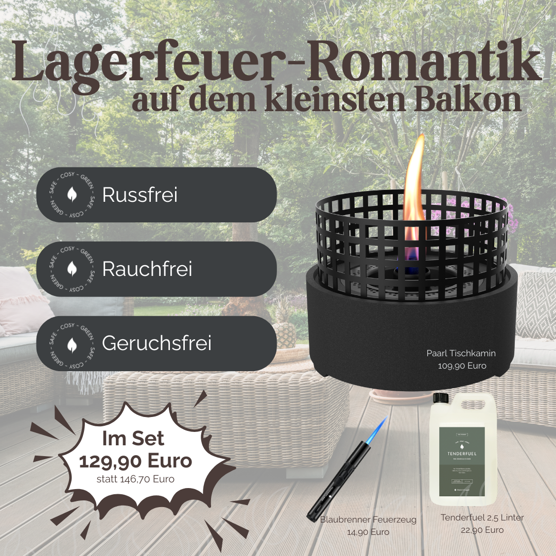 Lagerfeuer-Romantik für deinen Tisch
