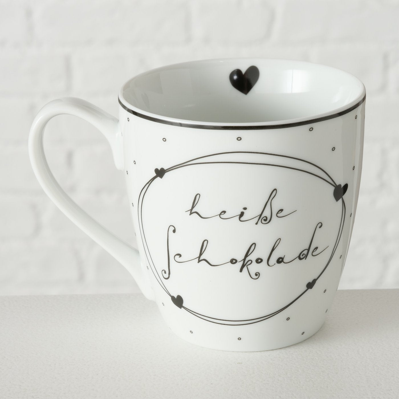 Becher mit Aufschrift