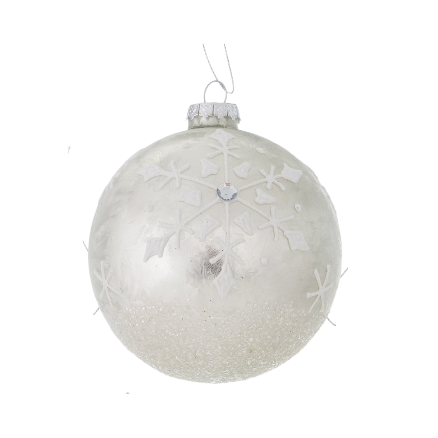 Weihnachtskugel Snowy