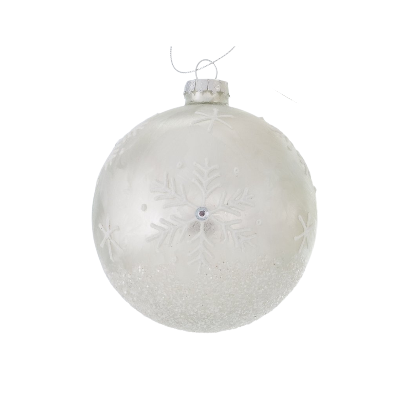 Weihnachtskugel Snowy