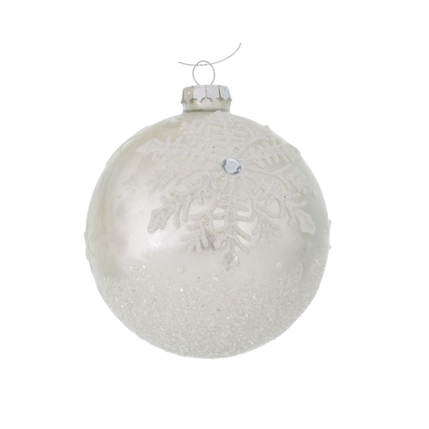 Weihnachtskugel Snowy