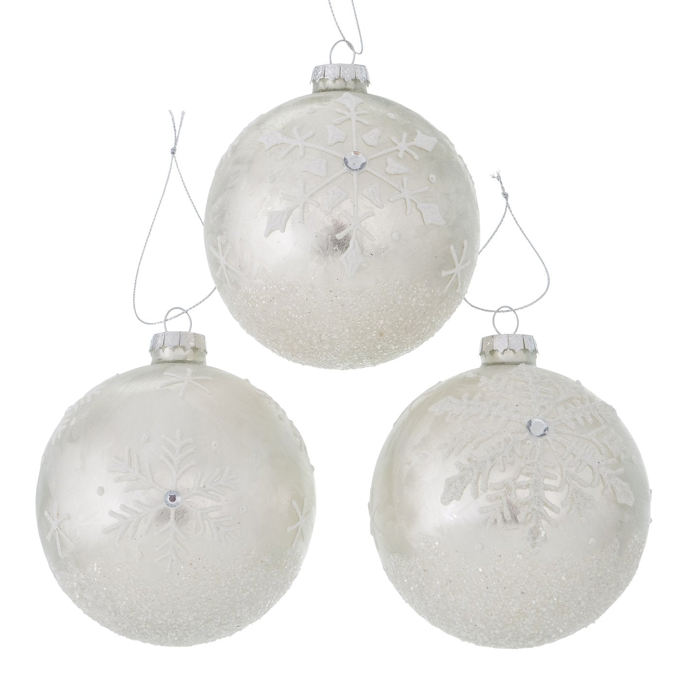 Weihnachtskugel Snowy