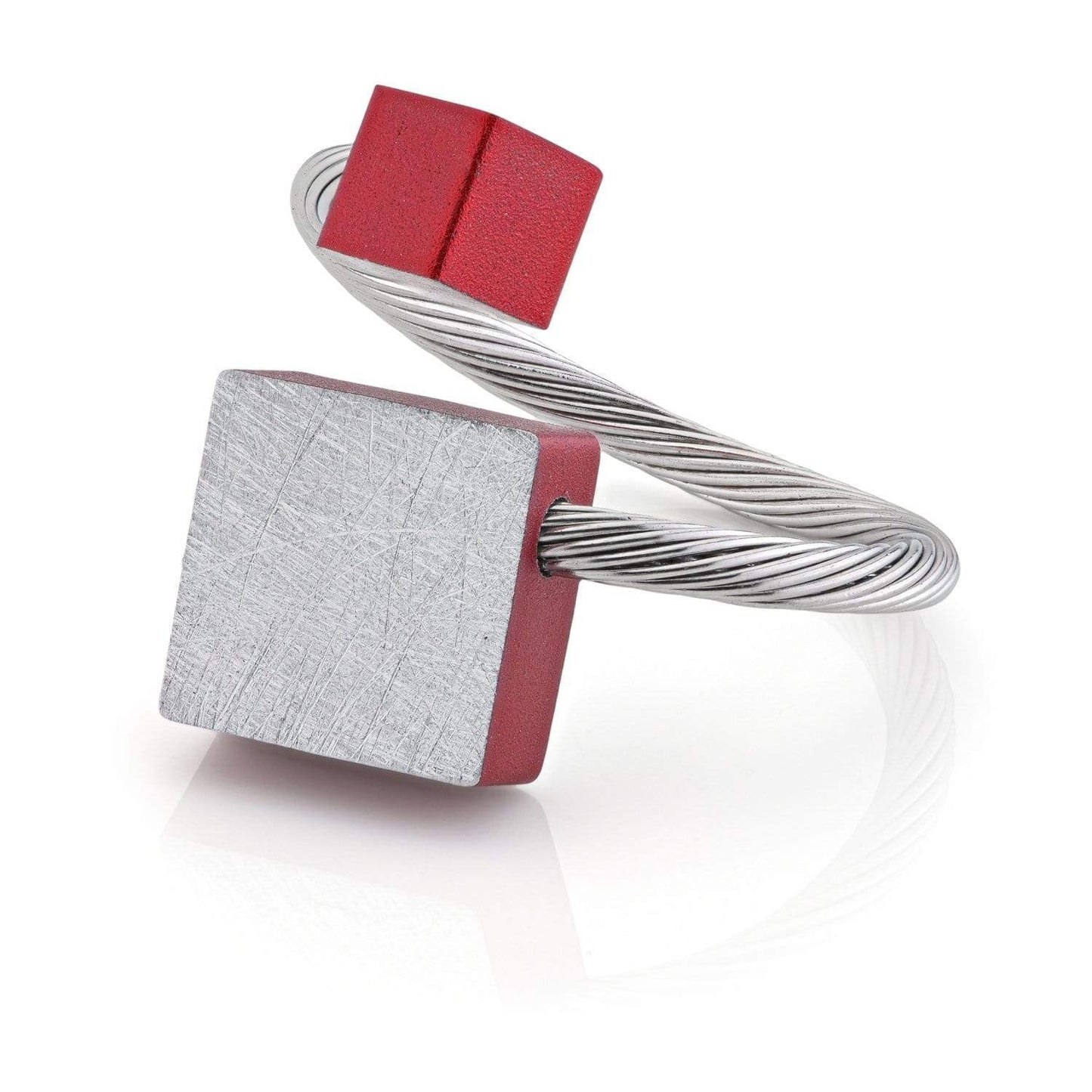 Ring Würfel aus Edelstahl