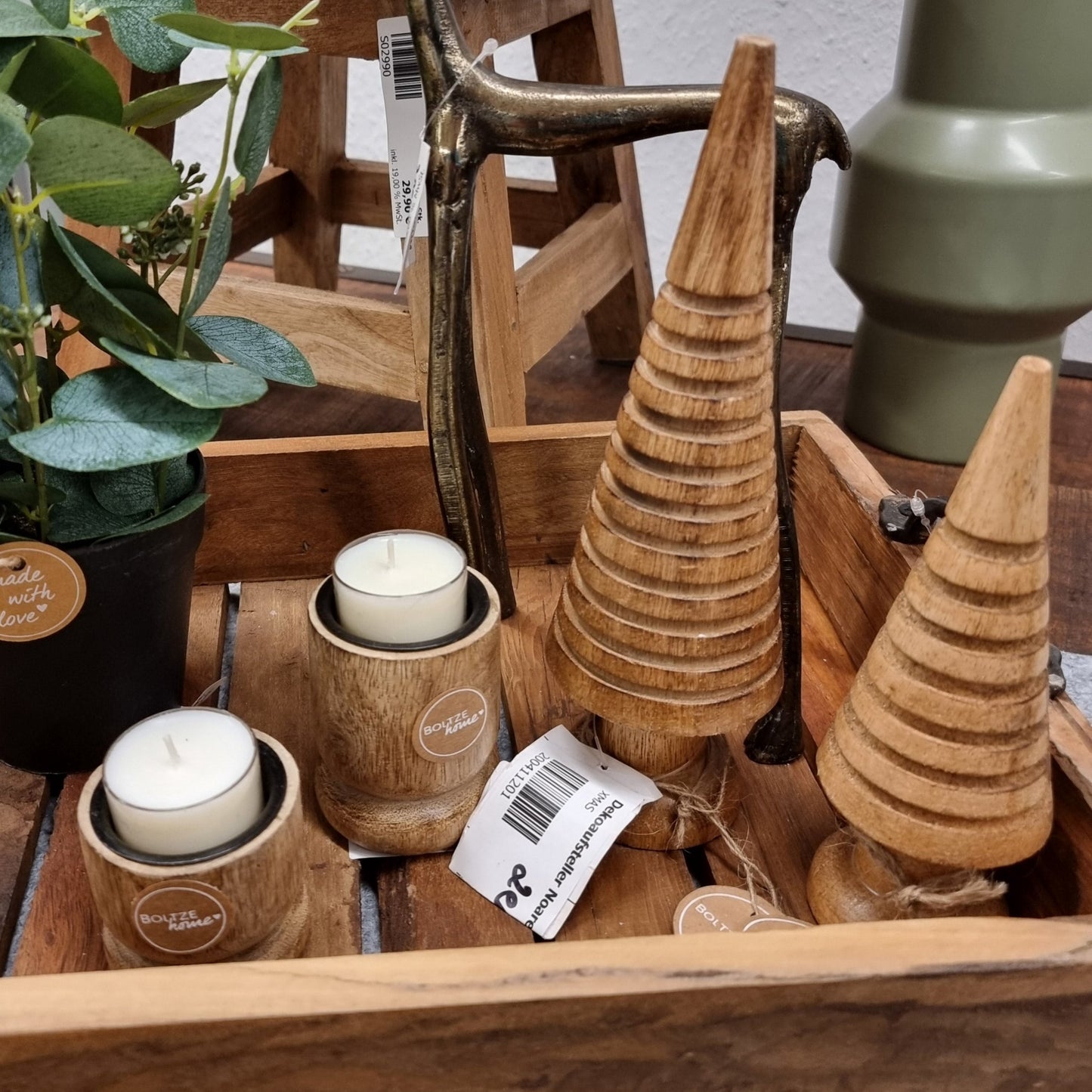 Tannenbaum Weihnachtsdeko Tablettdeko