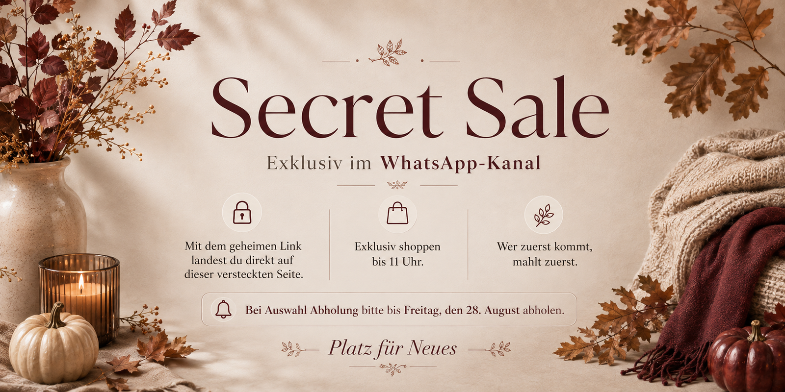 Secret Sale 🤎