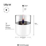 Tischkamin Lilly weiss