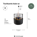 Tischkamin Aster 10 Lava