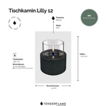 Tischkamin Lilly 12 - Keramik