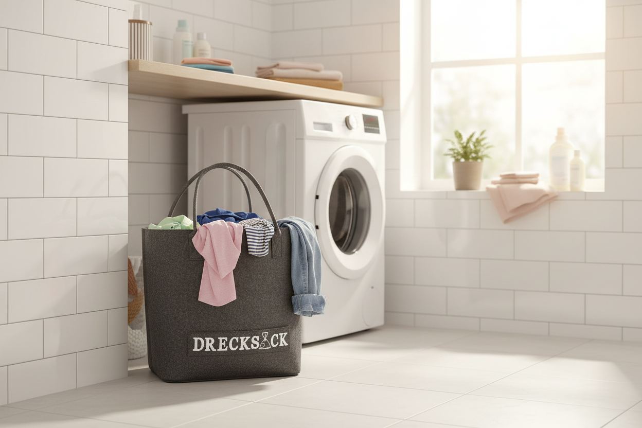 Filztasche für Wäsche