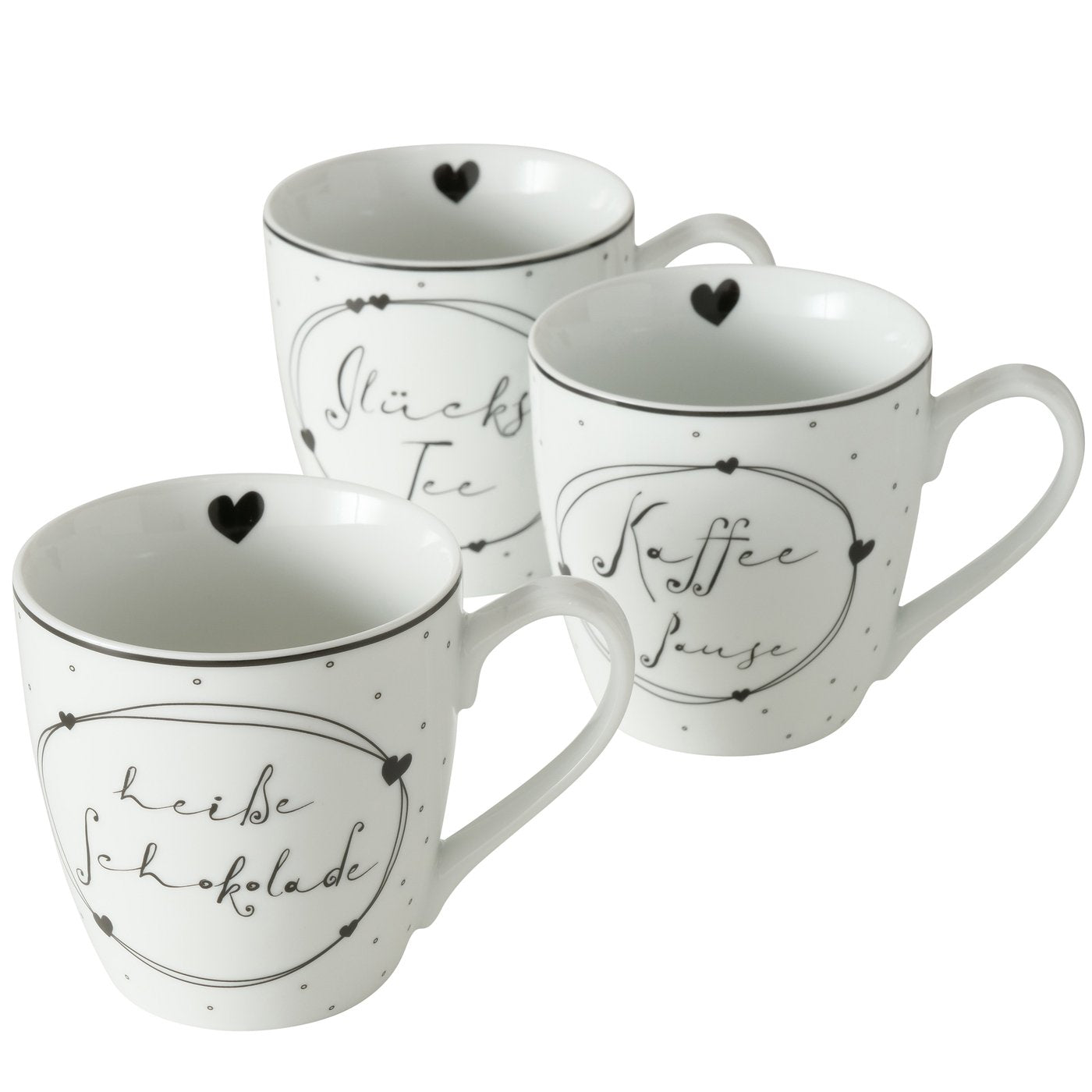 Becher mit Aufschrift