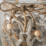 Dekoanhänger in Hasenform aus Alu mit Juteband