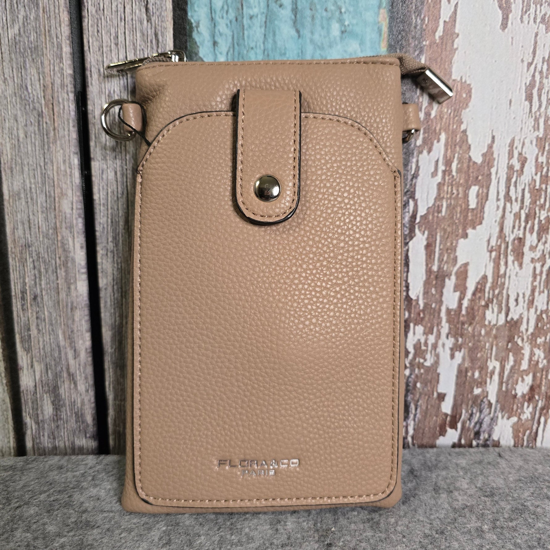 Handytasche zum umhängen in beige