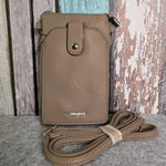 Handytasche zum umhängen in taupe