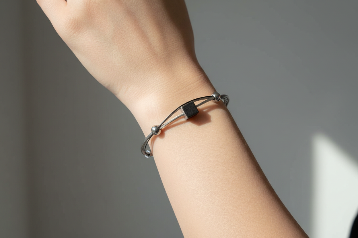 Armband Würfel aus Edelstahl