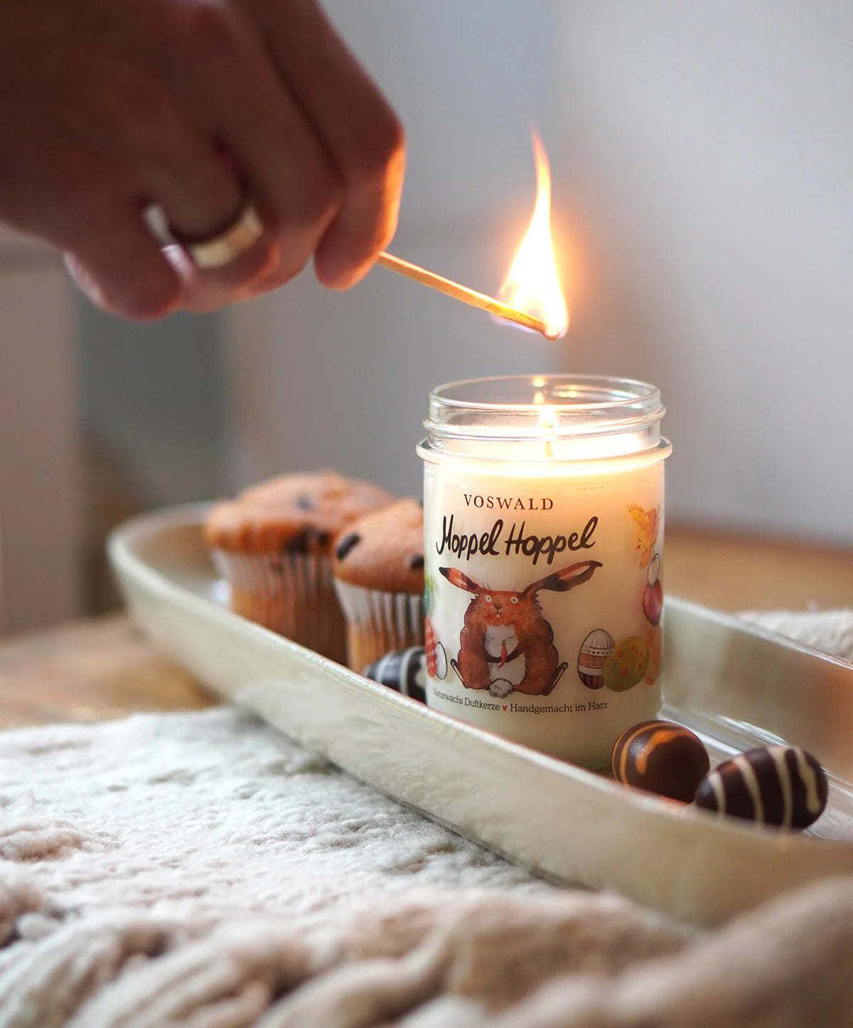 Duftkerze Moppel Hoppel - Limitierte Edition
