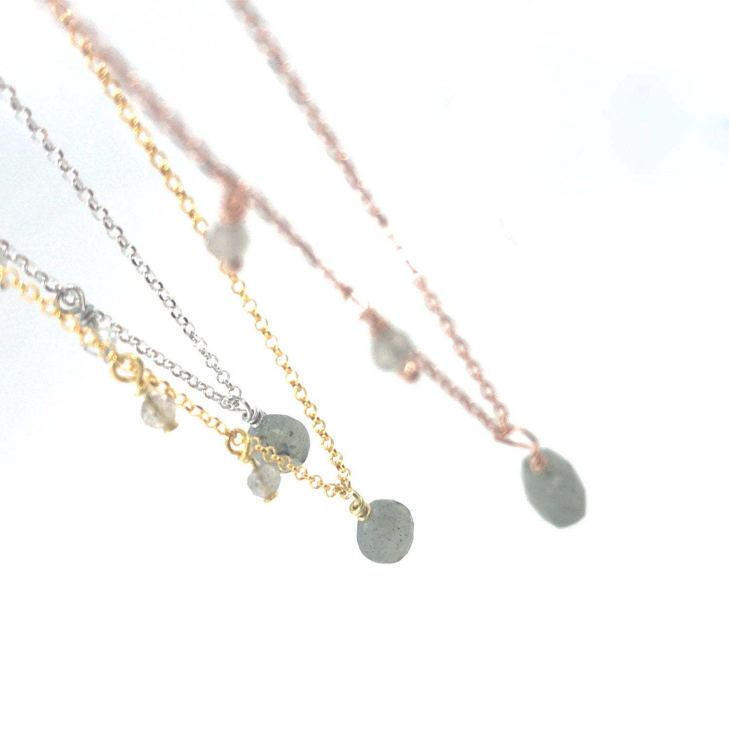 Halskette Flying Labradorit