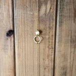 Armband aus 925 sterling silber vergoldet mit kreisförmigen Elementen