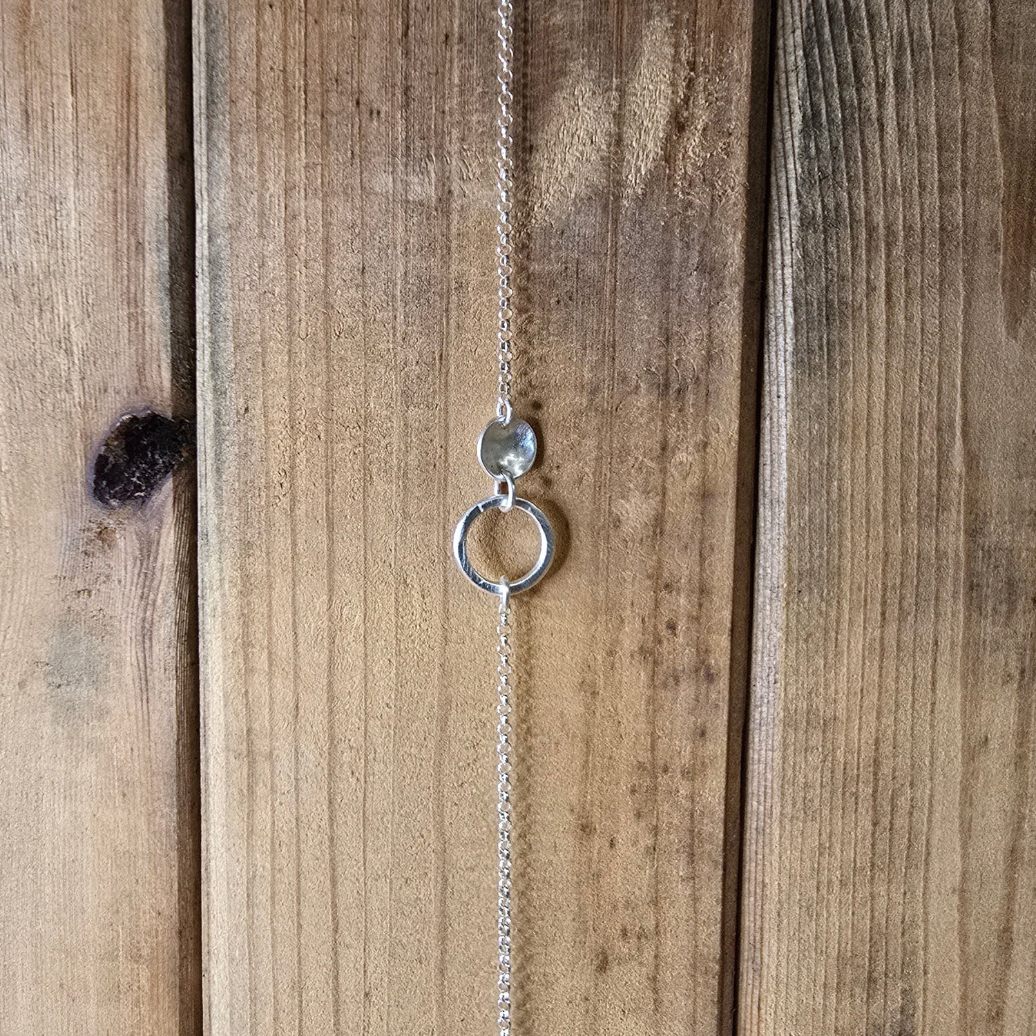 Armband aus 925 sterling silber mit kreisförmigen Elementen