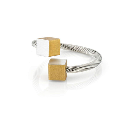 Ring Würfel aus Edelstahl