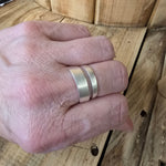 Offener Ring aus 925 silber schlicht und glatt gearbeitet