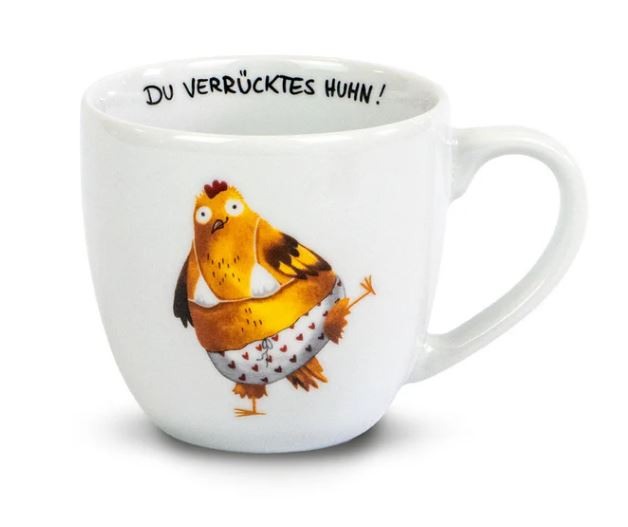 Tasse - Du verrücktes Huhn