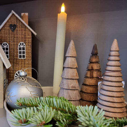 Tannenbaum Stabkerze Weihnachtsdeko Tablettdeko