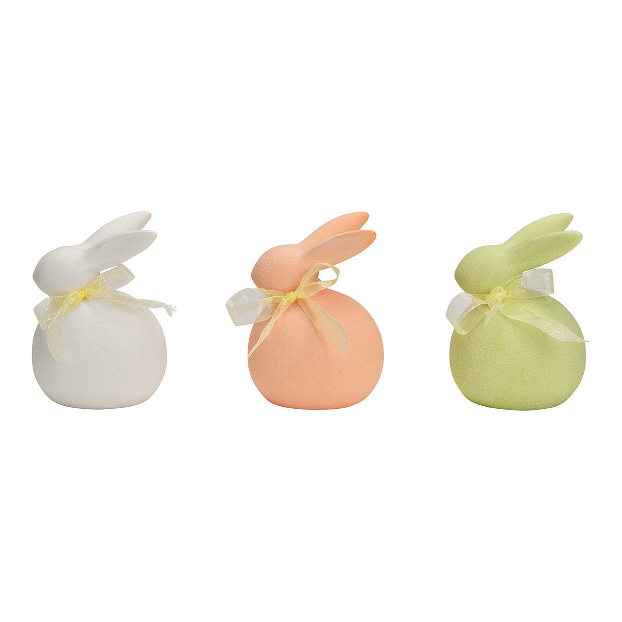 Dekoaufsteller Hase mit Schleife