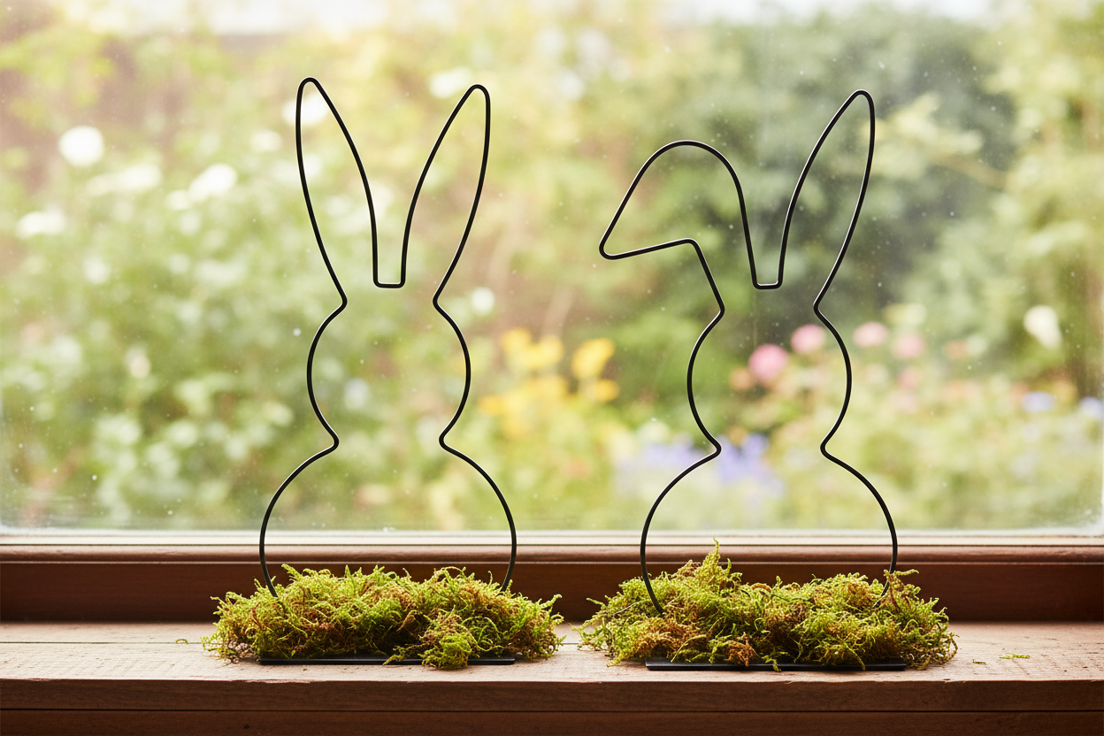 Dekoaufsteller Hase gross