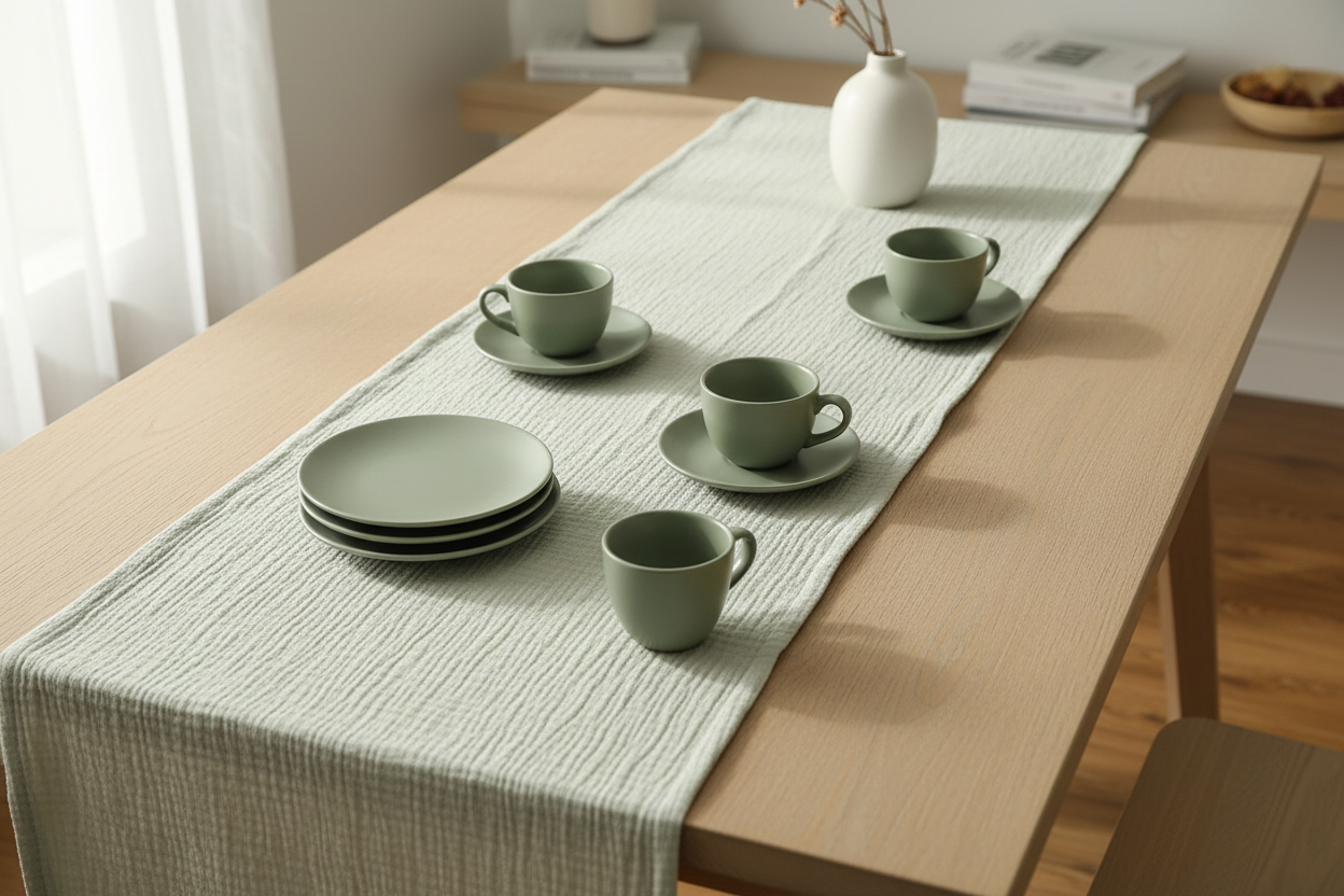 Tischläufer Musselin